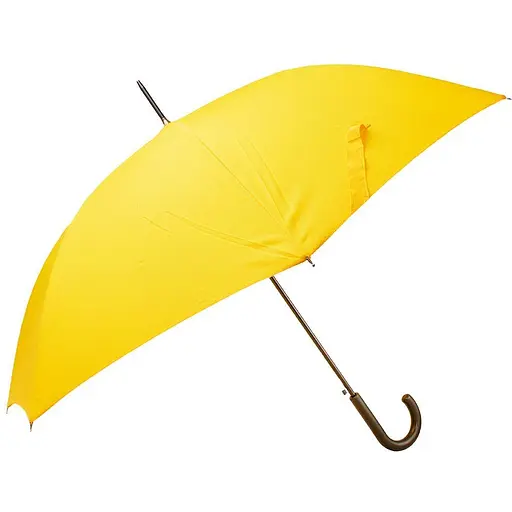 Женский зонт-трость полуавтомат Happy Rain 105 см желтый
