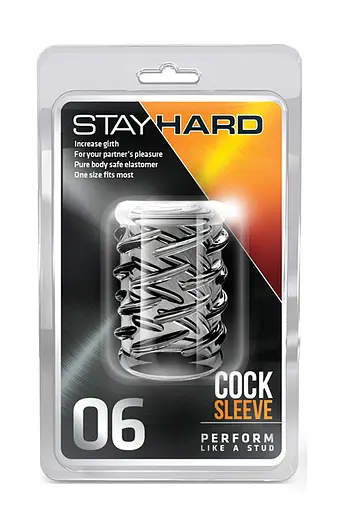 Насадка на пенис Blush Stay Hard Cock Sleeve 5 см прозрачный - фото 5