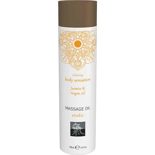 Масажна олія Hot Shiatsu Massage Oil Erotic Jasmin & Argan, 100 мл