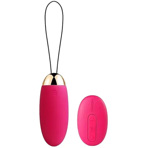 Віброяйце з пультом керування Svakom Elva Plum Red