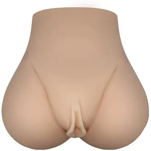 Мастурбатор Вагіна-анус з вібрацією Realistic Crazy Bull BM-009131Z-1, Телесный - фото 5