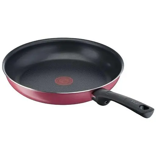 Сковорода Tefal Cranberry Red 28 см. с титановым антипригарным покрытием - фото 2
