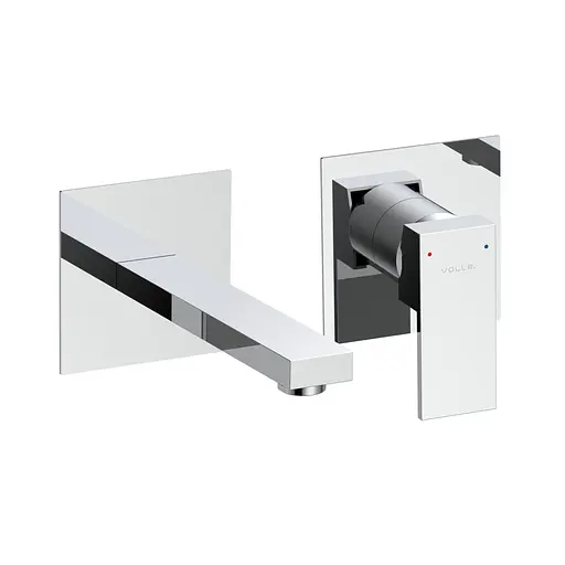 Смеситель для умывальника настенный Volle Pardo хром 1548.010301 Хром - фото 1