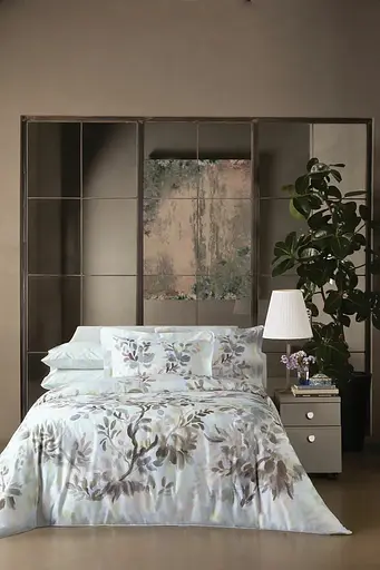 Постільна білизна Eveleyn Yesil Сатин-Premium Valeron pbe0051540 - фото 1