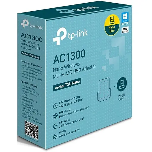 WiFi-адаптер TP-LINK Archer T3U nano - фото 3