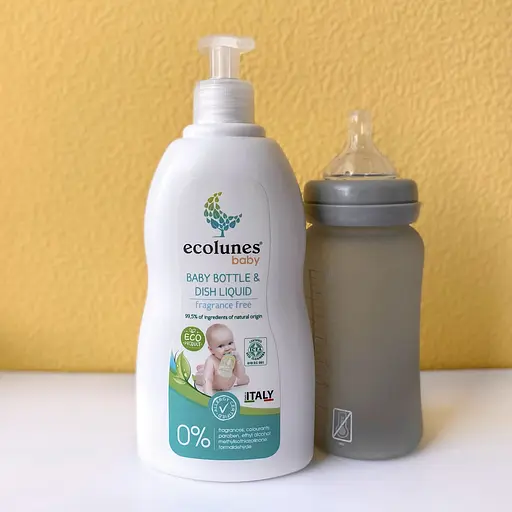 Засіб для миття дитячого посуду, пляшок, сосок 500 мл Ecolunes - фото 2