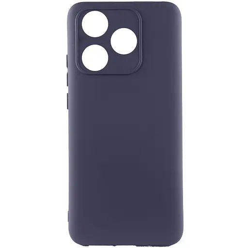 Чехол Silicone Cover Lakshmi Full Camera (AAA) для TECNO Spark 10 Серый / Dark Gray