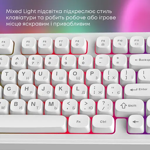 Клавіатура Ajazz AF98 White USB-C (AF98-W) - фото 10