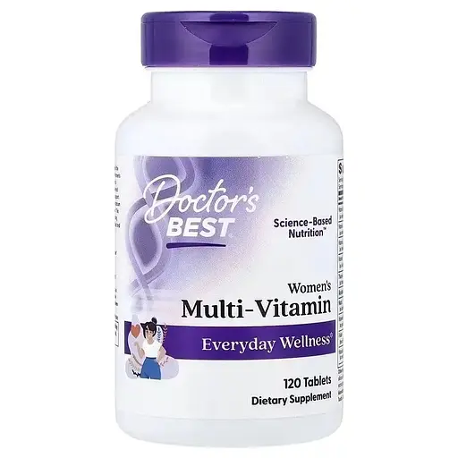 Мультивітаміни для жінок Doctor's Best Women's Multi-Vitamin 120 таблеток
