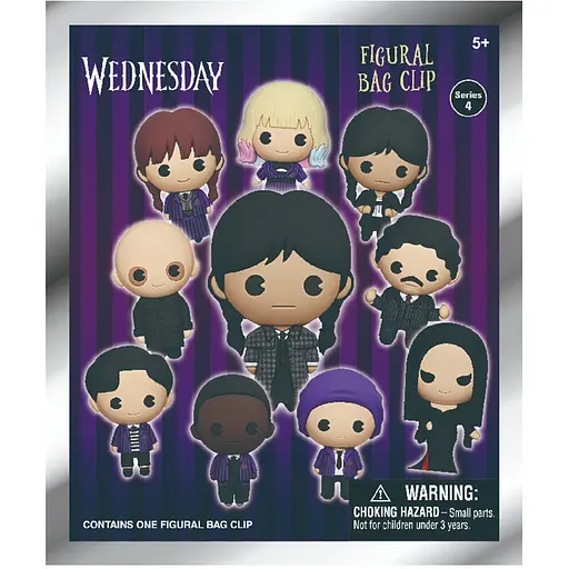 Игровая фигурка на клипсе Monogram Венздей S4 в ассортименте (33125)