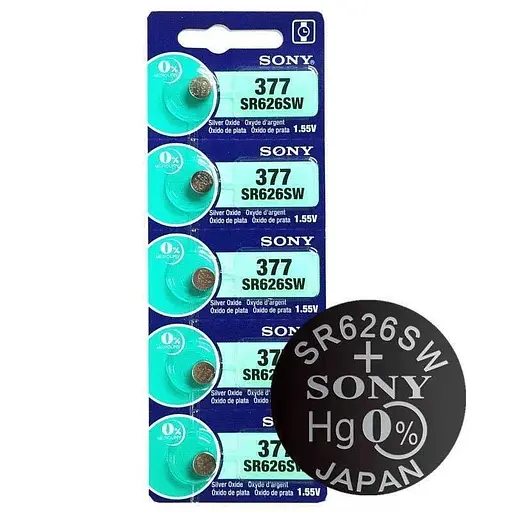 Батарейка Sony SR626SW 1.55V (18602)