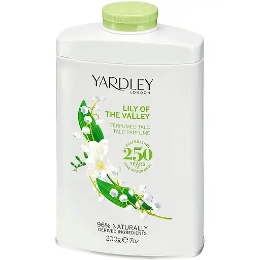 Тальк для тела Yardley London Perfumed Talc Lily of the Valley 200 г - фото 1
