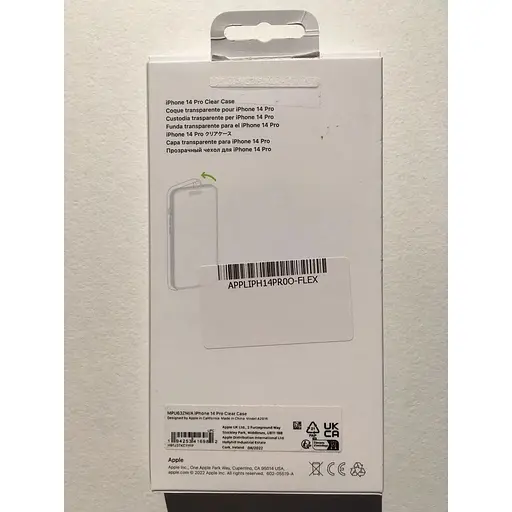 Оригинальный противоударный чехол Apple Clear Case MagSafe для iPhone 14 Pro Прозрачный (MPU63RM/A) - фото 3