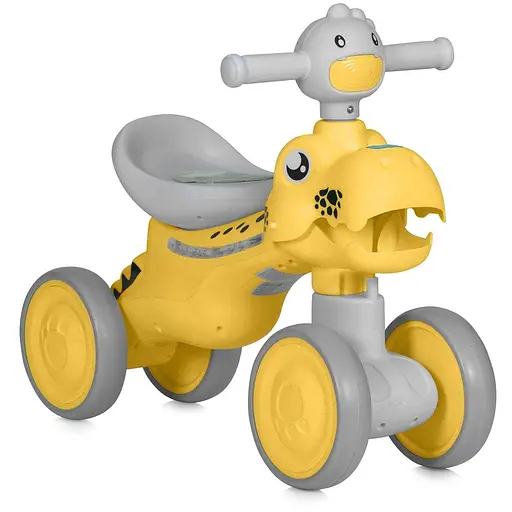 Каталка-толокар Bambi M 6025E-6 з музичними ефектами та світним корпусом, навантаженням до 25 кг, жовтий - фото 4
