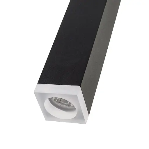 Люстра підвісна Brille тубус LED 10W WW BK (AL-706S/1) - фото 7