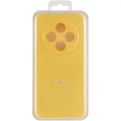 Чохол Lakshmi Silicone Cover Full Camera AA для Xiaomi Redmi 14C/Poco C75 Жовтий/Flash - фото 6