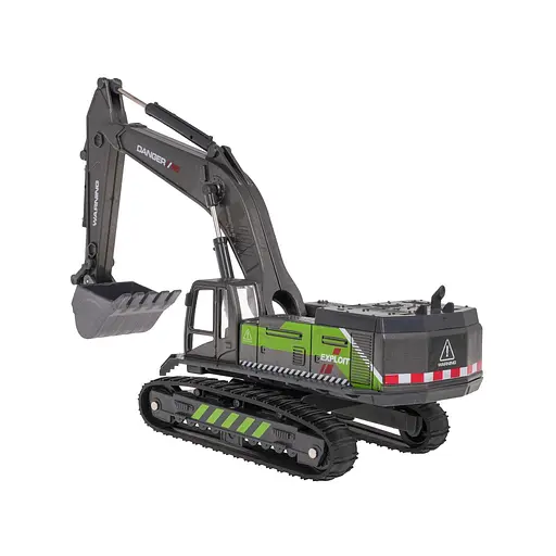 Экскаватор-погрузчик для детей с металлическими элементами - фото 4