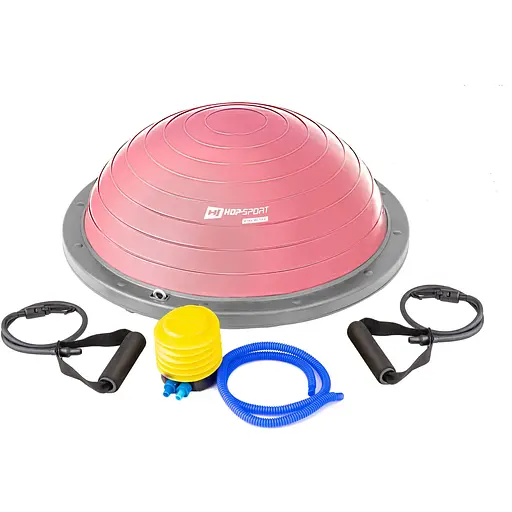 Балансировочная полусфера Hop-Sport HS-L058 розовая - фото 3