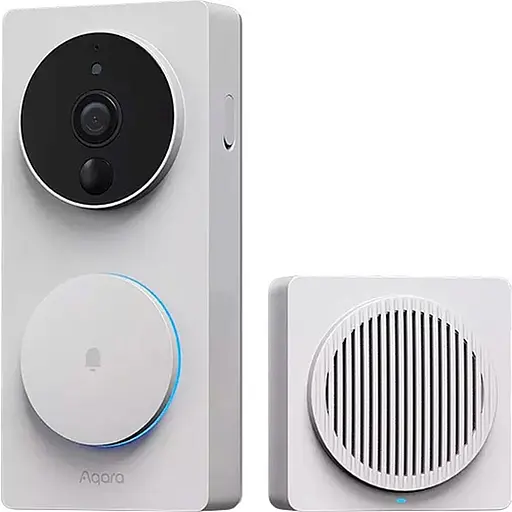 Дверний дзвінок Aqara Smart Video Doorbell G4 White (ZNKSML01LM)