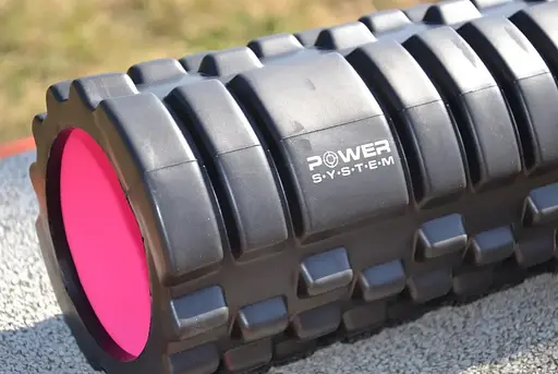 Масажний ролик (роллер) Power System PS-4050 Fitness Foam Roller Black/Pink (33x15см) (4050PI-0) - фото 3