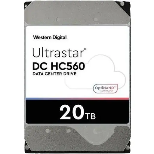 Жесткий серверный диск WD Ultrastar DC HC560 7200RPM 12GB/S 512MB SAS 20 TB (0F38652) - фото 1