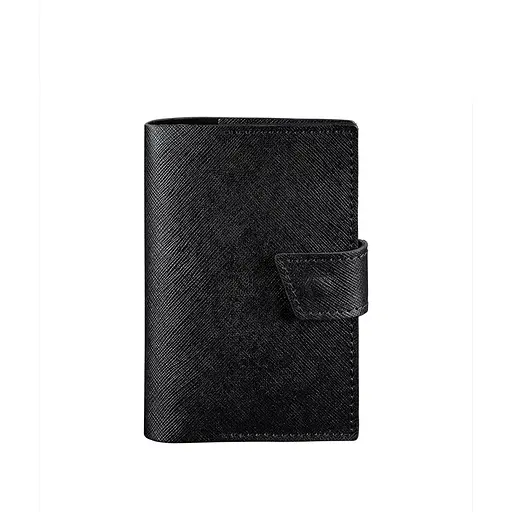 Шкіряна обкладинка для паспорта 4.0 чорна Blackwood - фото 7