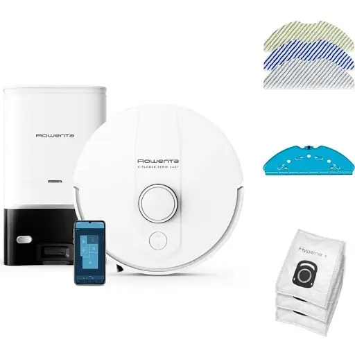 Робот-пылесос с влажной уборкой Rowenta RR9197WH UA UCRF - фото 2