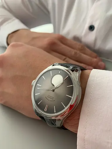 Наручний годинник чоловічий Borman Aristocrate Сріблястий (2732) - фото 3