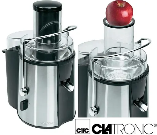 Соковижималка автоматична Clatronic неіржавка сталь/чорний AE 3532 - фото 2