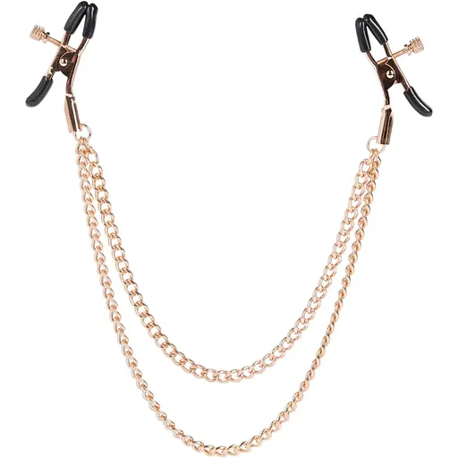 Затискачі для сосків CalExotics Entice Tiered Intimate Clamps 268 см золотий