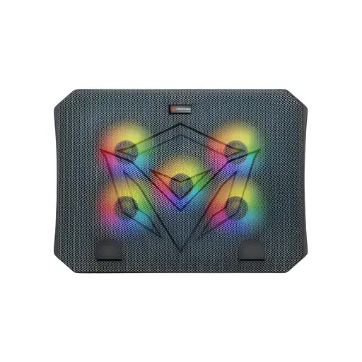Подставка-кулер под ноутбук охлаждающая с RGB-подсветкой MEETION CP3030 черная