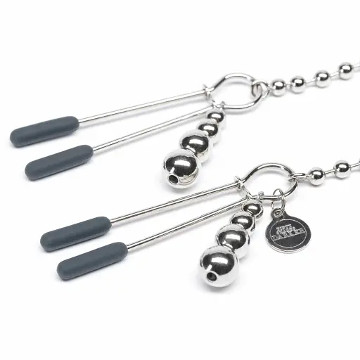 Затискачі на соски Fifty Shades of Grey Darker At My Mercy 482 см сріблястий - фото 3
