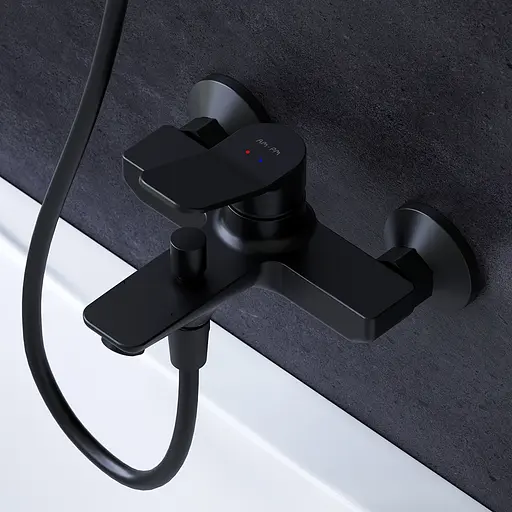 Змішувач для ванни та душу AM.PM X-Joy чорний (F85A10022) - фото 2