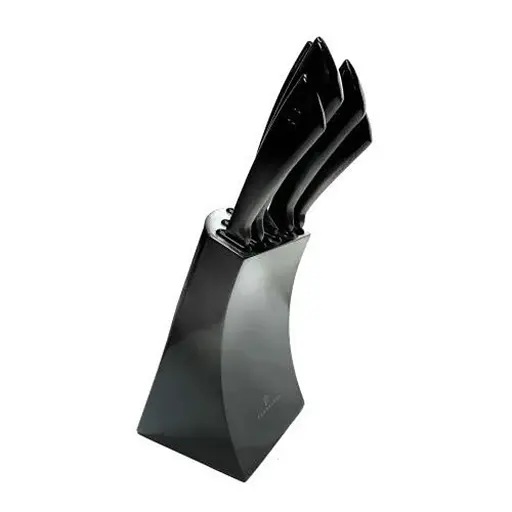 Набор ножей Edenberg EB-11003 с подставкой 6 предметов черный - фото 3