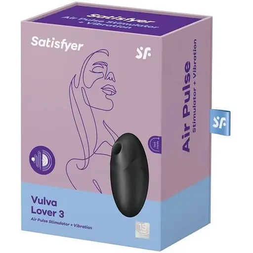 Вакуумный стимулятор Satisfyer Vulva Lover 3 Black - фото 4