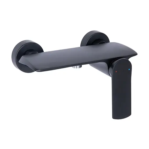 Смеситель для душа Qtap Slavonice QTSLA266BLM45908 Black matt Черный матовый - фото 1