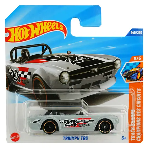 Базова машинка Hot Wheels Track Champs Triumph TR6 сіра (5785) JBC34-N521     