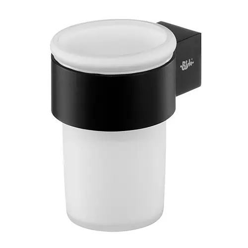 Стакан для зубных щеток FUTURA Black (02959)