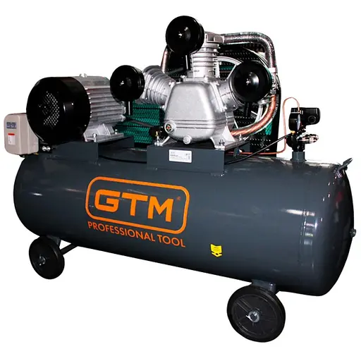Поршневой воздушный компрессор 220 л GTM KC3090-220L ременный - фото 1
