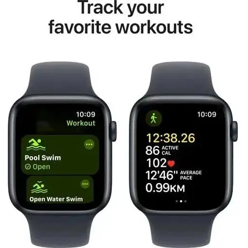 Смарт-годинник Apple Watch SE 2 GPS 40mm Midnight Alu. Case w. Midnight Sport Band - S/M (MXE73) - фото 6