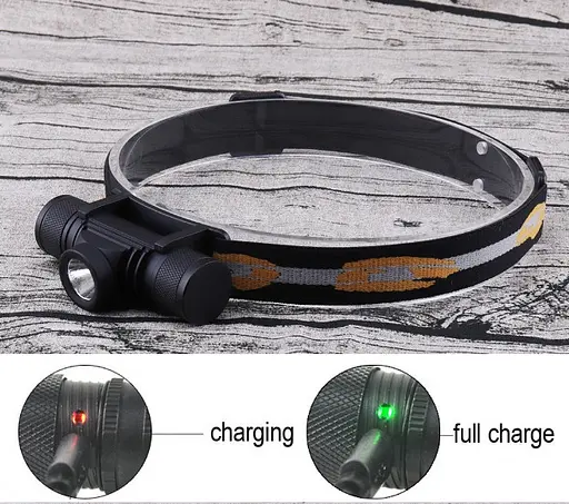 Потужний налобний ліхтар Boruit D10 L2 ліхтарик + акумулятор Panasonic 3400 Оригінал - фото 5