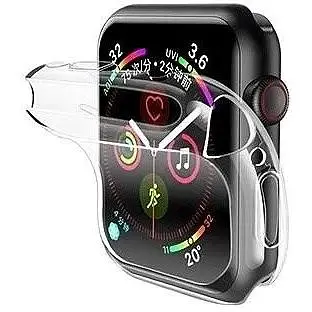 Чехол-накладка DK для Apple Watch 44mm (Series 4 / 5 / 6 / SE1 / SE2) Silicone Face Case (clear) - фото 3