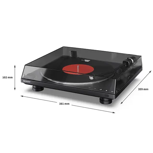 Виниловый проигрыватель Sharp RP-TT100 Black - фото 6