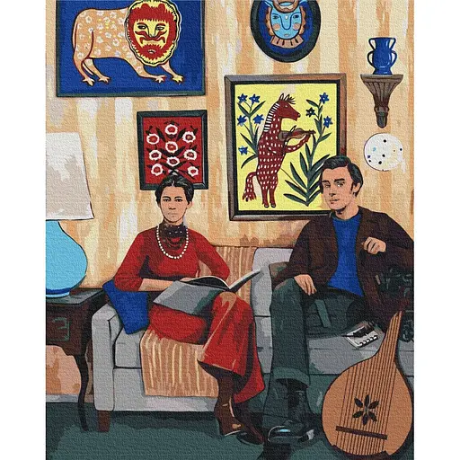 Картина за номерами Будинок класиків Вікторія Коваленко Brushme 40x50 см кольорова 000221249