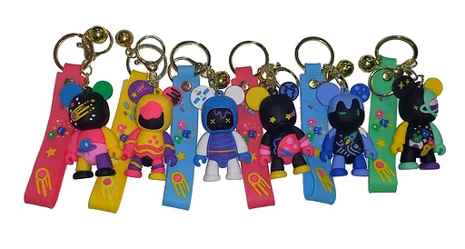 Брелок С 70557 Bearbrick (6900067705570) Микс - фото 1