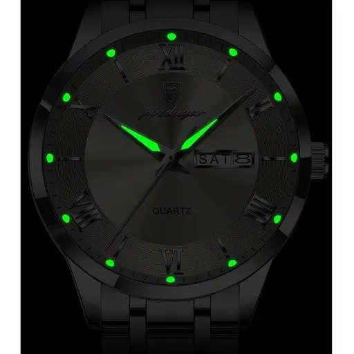 Мужские наручные часы Poedagar Berlin (Серебристый) - фото 8