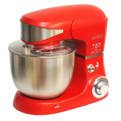 Тестомес-миксер планетарный на 6л. Royalty Line RL - РКМ-1600 Вт. Red - фото 4