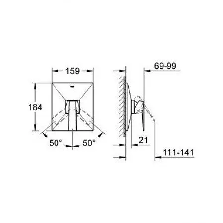 Змішувач для душу Grohe Allure Brilliant 19789000 Хром - фото 2