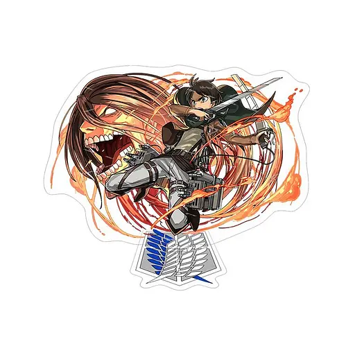 Акриловая фигурка Атака титанов Эрен Егерь Attack on Titan Eren Yeager 10 см