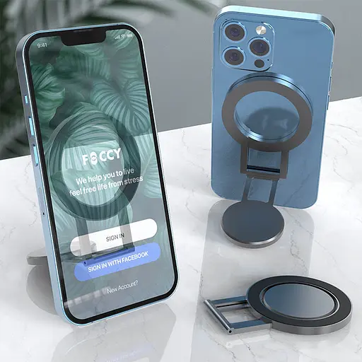 Підставка магнітна MagSafe for Apple FY25-C Black - фото 3